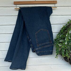 Torrid Indigo Denim Boyfriend Straight Jeans with Vintage Stretch 12R